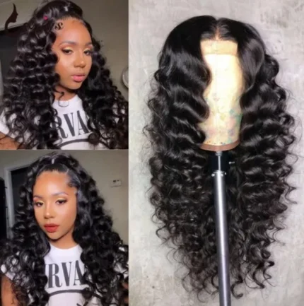 W&H 100% Real Brazilian Hair 5x5 Transparent Lace Wig